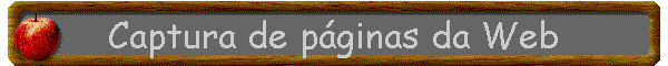 Captura de pginas da Web