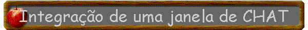 Integrao de uma janela de CHAT