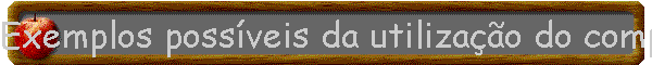 Utilizao do computador.