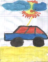 viagem pela Frana (como choveu, o desenho ficou 'pingado')